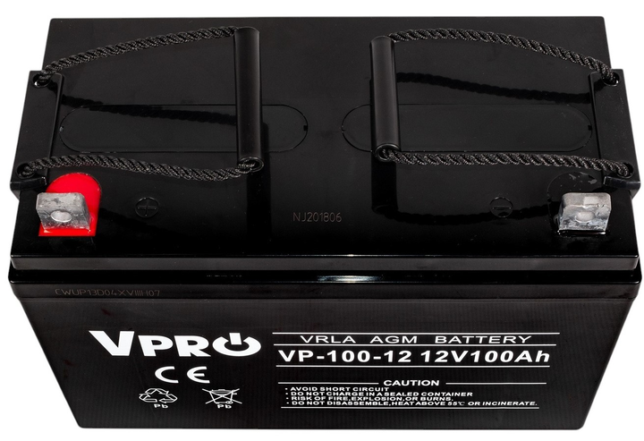 Akumulator Volt Polska AGM VPRO 12V 100 Ah (6AKUAGM100) - obraz 2