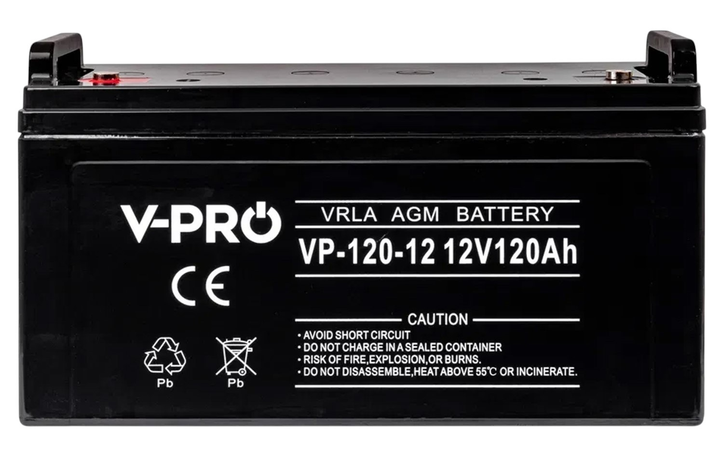 Akumulator Volt Polska AGM VPRO 12V 120 Ah (6AKUAGM120) - obraz 2