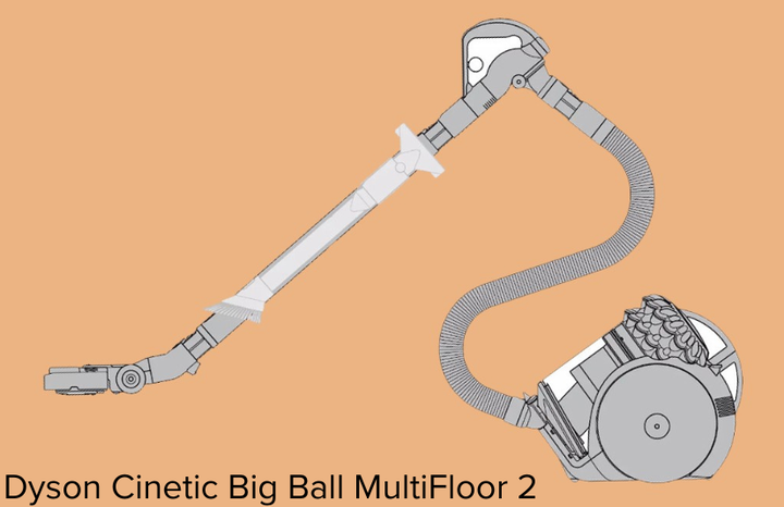 Odkurzacz bezworkowy Dyson Cinetic Big Ball MultiFloor 2 (230278-01) - obraz 2