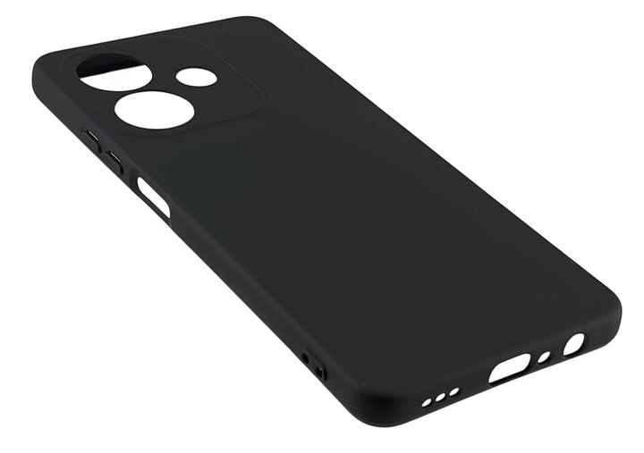 Чехол Silicone Case для Oppo A3x (CPH2681 / CPH2641) бампер черный - Фото 2 Чехол Silicone Case для Oppo A3x (CPH2681 / CPH2641) бампер черный - изображение 2