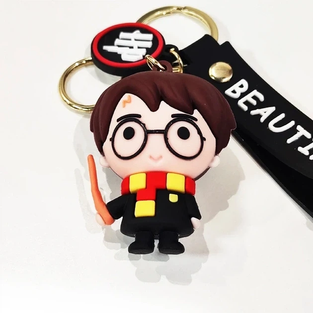 Брелок Гарри Поттер резиновый объемный 3Д Harry Potter на рюкзак, на ключи подвеска - изображение 3