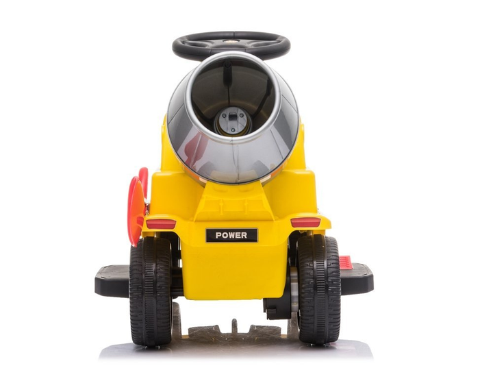 Samochód elektryczny dla dzieci Lean Cars Super Strong Power Betoniarka Żółty (5904204752060) - obraz 7