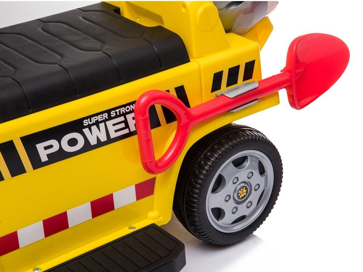 Samochód elektryczny dla dzieci Lean Cars Super Strong Power Betoniarka Żółty (5904204752060) - obraz 10