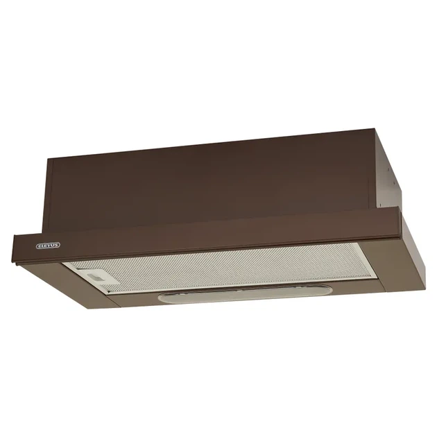 Витяжка кухонна ELEYUS BREEZE 470x60 BR телескопічна, 470 м³/год, 60 см, коричнева (витяжка ELEYUS, телескопічна) - изображение 5