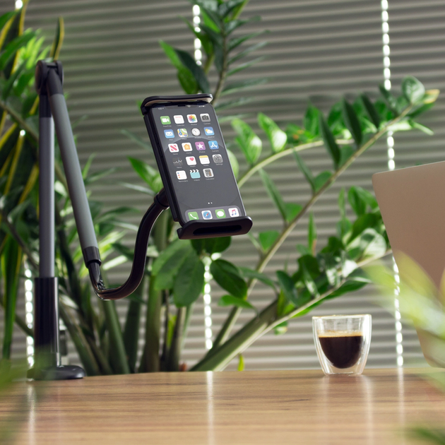 Тримач Wozinsky WTHBK5 long flexible phone and tablet holder Black (5907769306754) - зображення 8