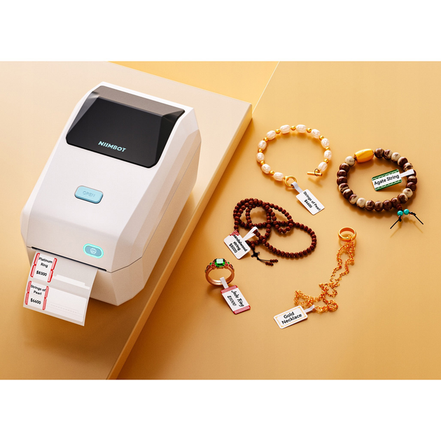 Портативный термопринтер для этикеток Niimbot K3_W Lvory White [135641] - изображение 6
