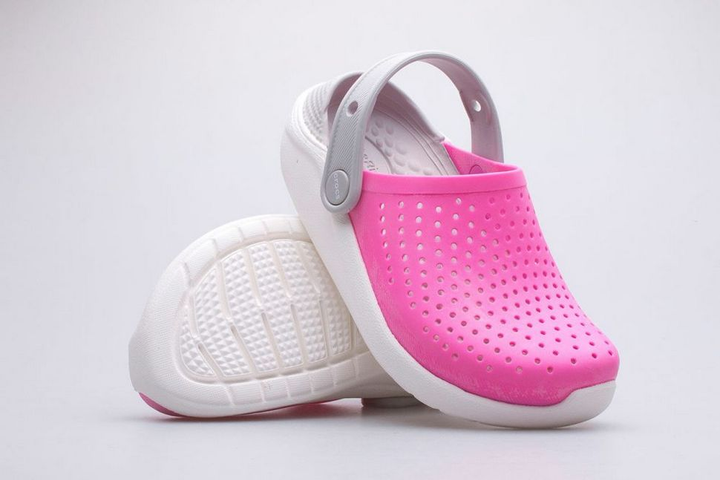 Дитячі крокси для дівчинки Crocs LiteRide Clogs Electric Pink/White (32/33, яскраво-рожевий) - зображення 5