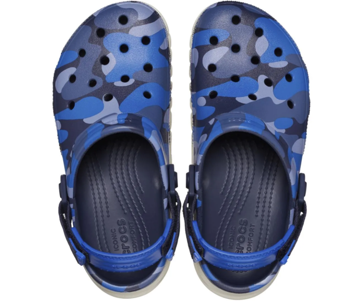 Чоловічі крокси Crocs Duet Max II Camo Navy/Stucco (48/49, світло-синій) - Фото 7 Чоловічі крокси Crocs Duet Max II Camo Navy/Stucco (48/49, світло-синій) - зображення 7