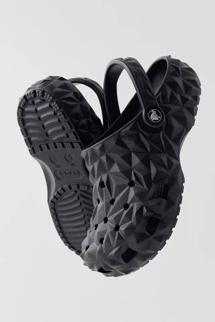 Чоловічі крокси Crocs Geometric Clog Black (38-39, чорний) - зображення 14