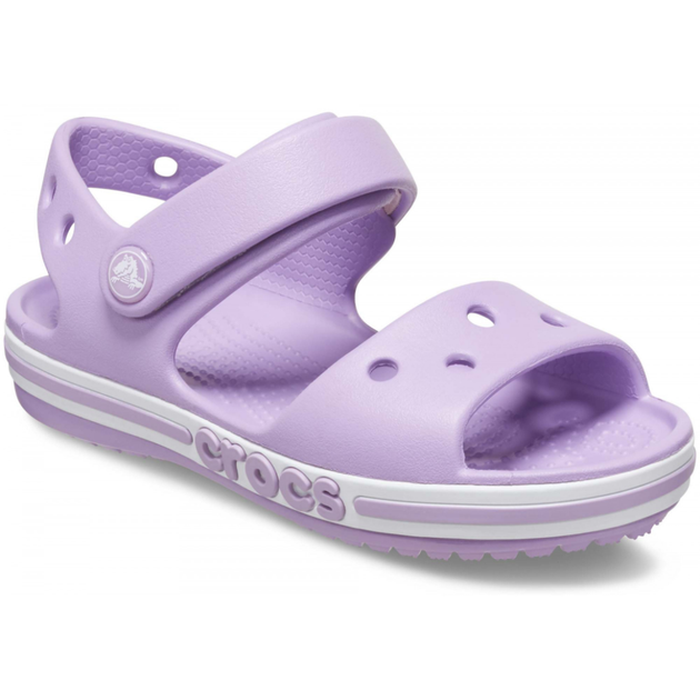 Дитячі сандалії для дівчинки Crocs Bayaband Sandal Orhid (34/35, бузковий) - зображення 9