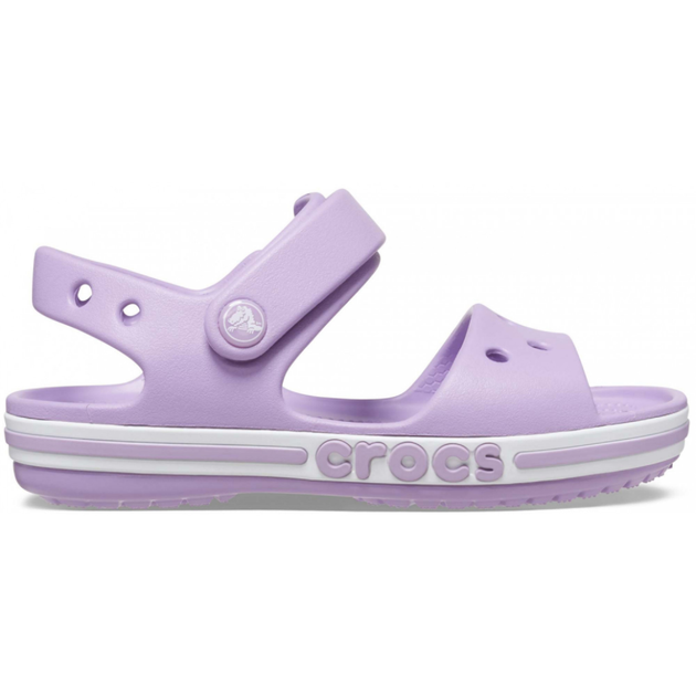 Дитячі сандалії для дівчинки Crocs Bayaband Sandal Orhid (34/35, бузковий) - зображення 11