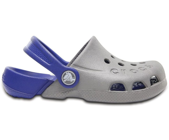 Дитячі крокси-сабо для хлопчика Crocs Electro Clog Smoke/Cerulean (26/27, сірий) - изображение 8