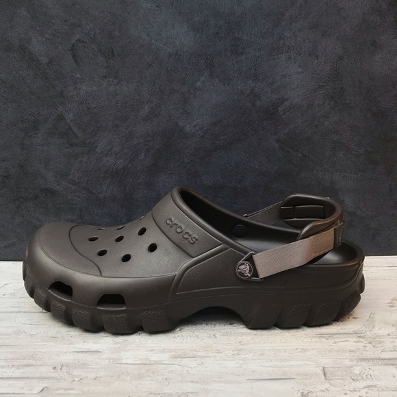 Чоловічі крокси Crocs Offroad sport clog Espresso / Walnut (46-47, темно-коричневий) - Фото 3 Чоловічі крокси Crocs Offroad sport clog Espresso / Walnut (46-47, темно-коричневий) - зображення 3