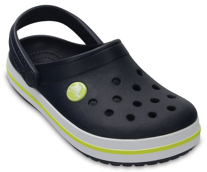 Дитячі крокси-сабо для хлопчика Crocs Crocband Clog Navy/Citrus (30/31, синий) - Фото 9 Дитячі крокси-сабо для хлопчика Crocs Crocband Clog Navy/Citrus (30/31, синий) - изображение 9