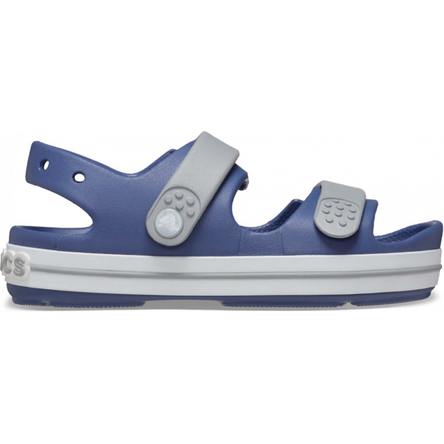 Дитячі сандалі для хлопчика Crocs Toddler Crocband Cruiser Sandal Blue Grey (31/32, синій) - зображення 7
