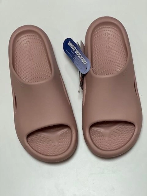 Жіночі шльопанці Crocs Mellow Recovery Slide Pink Clay (38-39, рожевий) - Фото 7 Жіночі шльопанці Crocs Mellow Recovery Slide Pink Clay (38-39, рожевий) - изображение 7