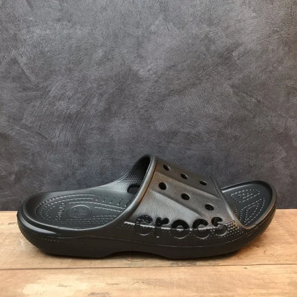 Чоловічі шльопанці Crocs Baya II Slide Black (46-47, чорний) - Фото 10 Чоловічі шльопанці Crocs Baya II Slide Black (46-47, чорний) - зображення 10