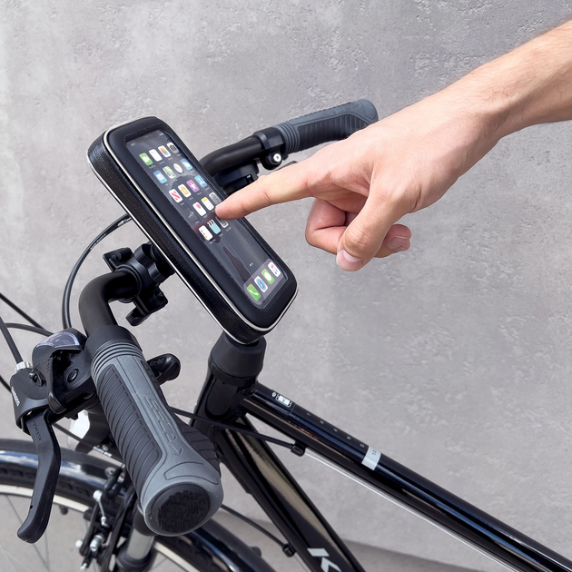 Uchwyt rowerowy Wozinsky WBHBK7 phone holder for bike, motorcycle, scooters Black (5907769307324) - obraz 8