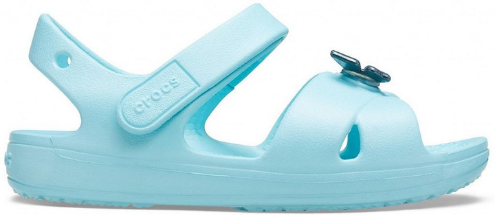 Дитячі сандалії для дівчинки Crocs Classic Kids Cross-Strap Sandal Ice Blue (27/28, блакитні) - Фото 7 Дитячі сандалії для дівчинки Crocs Classic Kids Cross-Strap Sandal Ice Blue (27/28, блакитні) - изображение 7