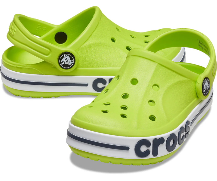 Дитячі крокси-сабо для хлопчика Crocs Bayaband Clog Kids' Lime Punch/Navy (25/26, зелений) - Фото 1 Дитячі крокси-сабо для хлопчика Crocs Bayaband Clog Kids' Lime Punch/Navy (25/26, зелений) - изображение 1