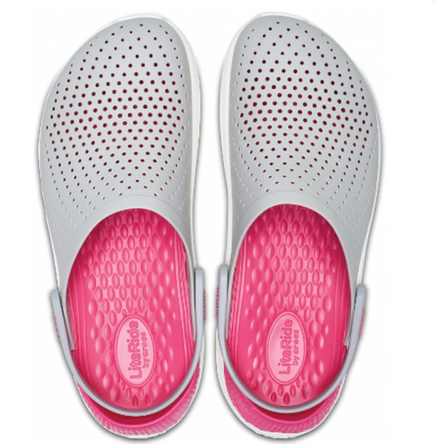 Дитячі крокси для дівчинки Crocs LiteRide Pearl/White Clog (29/30, рожевий) - изображение 11