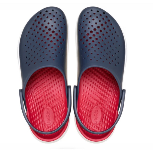 Чоловічі крокси Crocs InMotion Clog Navy/Papper (39-40, синій) - зображення 5