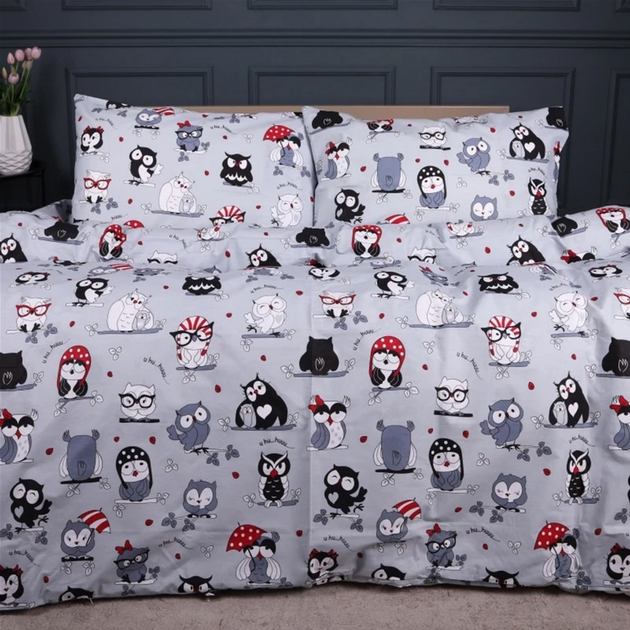 Простирадло MirSon Ranforce Elite 17-0672 Silver Owlets 220x240 см від Rozetka на платформі USKIDKA Акція на Простирадло MirSon Ranforce Elite 17-0672 Silver Owlets 220x240 см від Rozetka