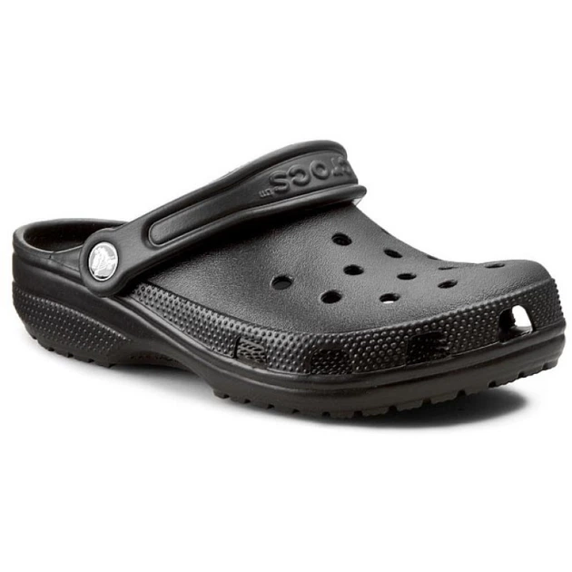 Чоловічі крокси Crocs Classic Black Clog (43-44, чорний) - зображення 10