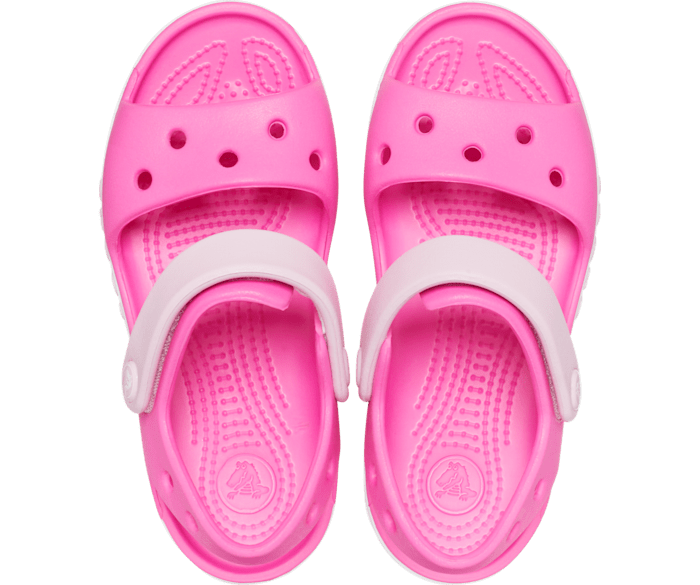 Дитячі сандалії для дівчинки Crocs Bayaband Kids Sandal Electric Pink (21/22, рожевий) - зображення 7