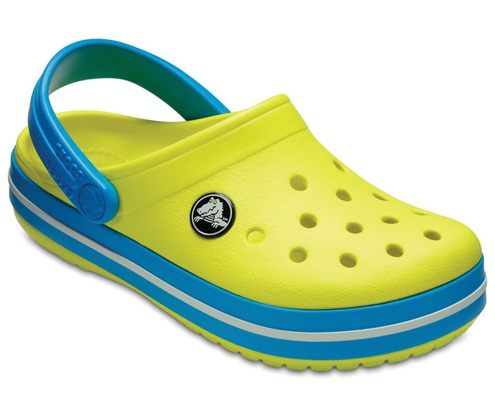 Дитячі кроксі-сабо для хлопчика Crocs Crocband Kids Tennis Ball Green/Ocean - Фото 13 Дитячі кроксі-сабо для хлопчика Crocs Crocband Kids Tennis Ball Green/Ocean - зображення 13