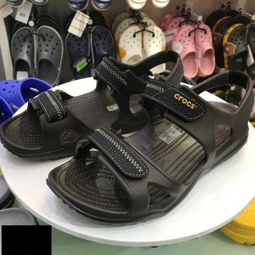 Чоловічі Сандалії Crocs Swiftwater River Sandal Espresso (45-46, коричневий) - изображение 4