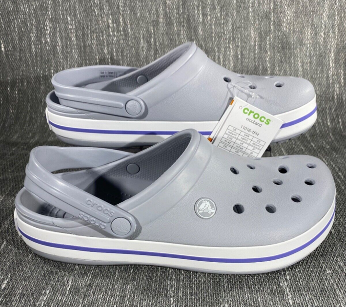 Чоловічі крокси Crocs Crocband Clog Microchip (40-41, сірий) - Фото 2 Чоловічі крокси Crocs Crocband Clog Microchip (40-41, сірий) - зображення 2