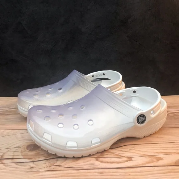 Жіночі крокси Crocs Classic Translucent Clog White (45-46, Білі) - зображення 10