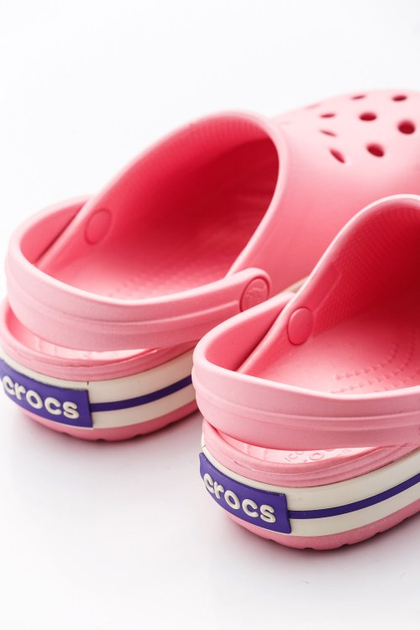 Дитячі крокси для дівчинки Crocs Crocband Kids Peony Pink/Stucco (28/29, рожевий) - зображення 3
