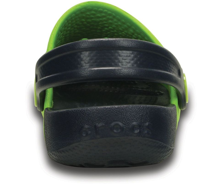 Дитячі крокси-сабо для хлопчика Crocs Electro ClogVolt Green/Navy (29/30, зелений) - Фото 5 Дитячі крокси-сабо для хлопчика Crocs Electro ClogVolt Green/Navy (29/30, зелений) - изображение 5