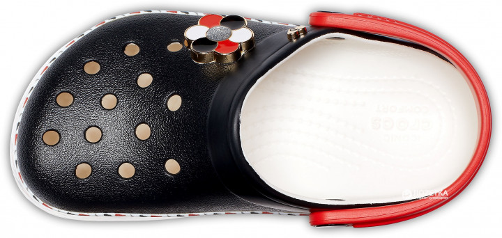 Детские Крокс Крокбенд Чёрные Crocs Drew X Crocband Chevron Clog Black/White (25/26, черный) - Фото 10 Детские Крокс Крокбенд Чёрные Crocs Drew X Crocband Chevron Clog Black/White (25/26, черный) - изображение 10