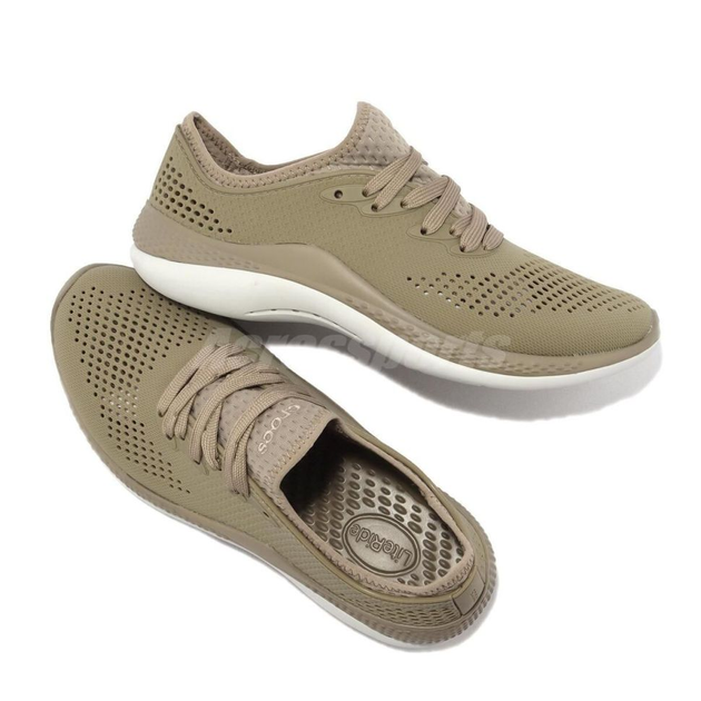 Чоловічі кросівки Crocs Literide 360 Pacer Khaki (40-41, хакі) - Фото 7 Чоловічі кросівки Crocs Literide 360 Pacer Khaki (40-41, хакі) - изображение 7