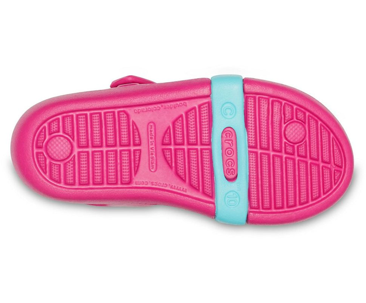 Дитячі сандалії для дівчинки Crocs Keeley Charm Sandal Candy Pink (23/24, розовый) - Фото 10 Дитячі сандалії для дівчинки Crocs Keeley Charm Sandal Candy Pink (23/24, розовый) - изображение 10