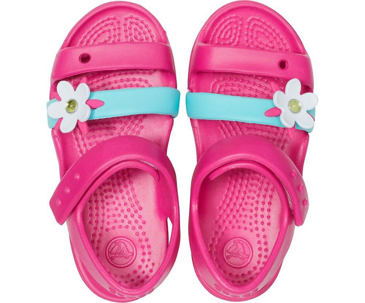 Дитячі сандалії для дівчинки Crocs Keeley Charm Sandal Candy Pink (23/24, розовый) - Фото 11 Дитячі сандалії для дівчинки Crocs Keeley Charm Sandal Candy Pink (23/24, розовый) - изображение 11