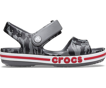 Дитячі сандалії для хлопчика Crocs Bayaband kids Printed Sandal Slate Grey (23/24, сірий) - изображение 6