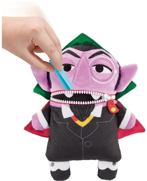 Maskotka Schmidt Spiele Sesamstrasse Sorgenfresser Graf Zahl pluszowa 26 cm 42556 (4001504425562) - obraz 4