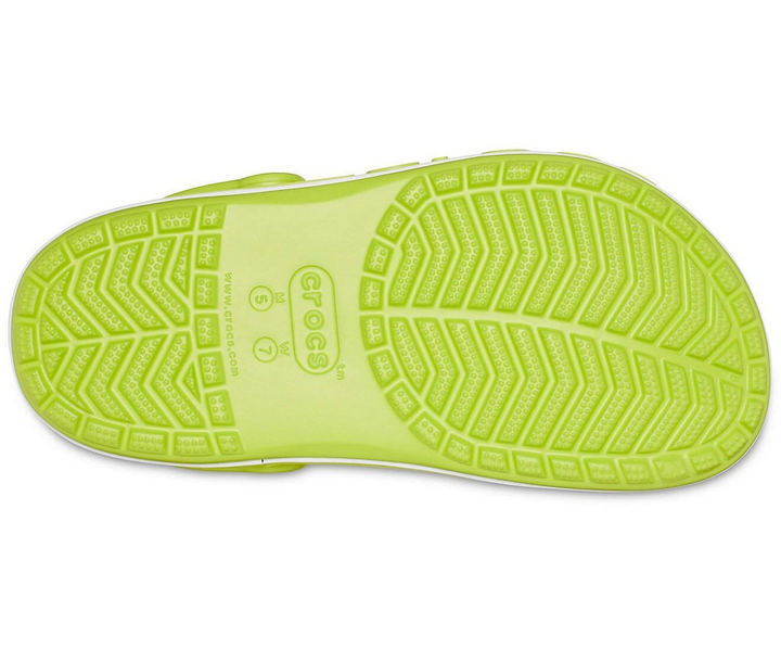 Жіночі крокси Crocs Bayaband Clog Lime Punch/White (37-38, лайм) - Фото 5 Жіночі крокси Crocs Bayaband Clog Lime Punch/White (37-38, лайм) - зображення 5