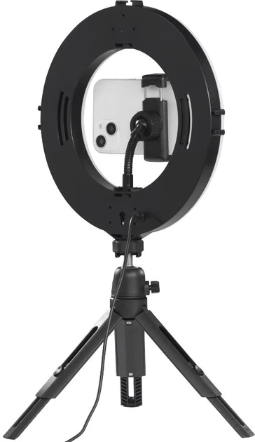Lampa pierścieniowa ze statywem Hama Smart-80 V2 Black (4007249046574) - obraz 13