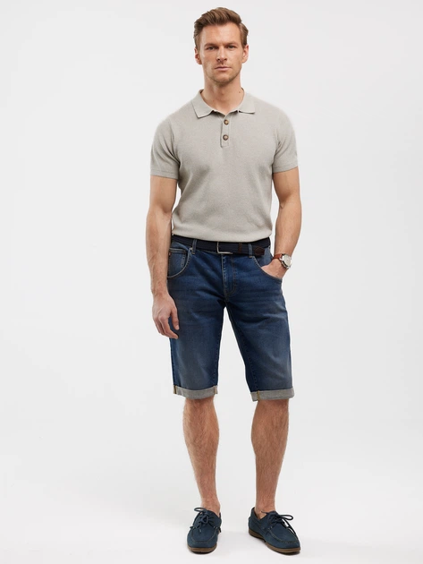 Шорти джинсові довгі чоловічі Big Star Conner 438 W30 Сині (5900714824921) - зображення 4