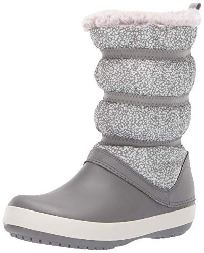 Дитячі крокси зимові чоботи для дівчинки Crocs Crocband Winter Boot Grey (33-34, сірий) - Фото 2 Дитячі крокси зимові чоботи для дівчинки Crocs Crocband Winter Boot Grey (33-34, сірий) - изображение 2