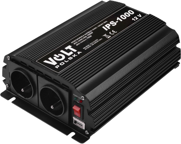 Перетворювач напруги Volt Polska IPS 1000 12/230V 700/1000W (3IPS100012) - зображення 1