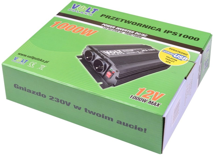 Przetwornica napięcia Volt Polska IPS 1000 12/230V 700/1000W (3IPS100012) - obraz 6