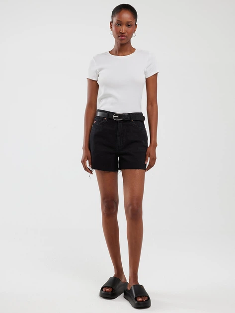 Spodenki damskie krótkie jeansowe Big Star Authentic Girl 937 W27 Czarne (5900714830717) - obraz 3