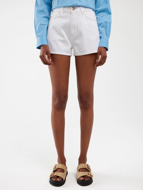 Spodenki damskie krótkie jeansowe Big Star Katie 100 W28 Białe (5900714828769) - obraz 1