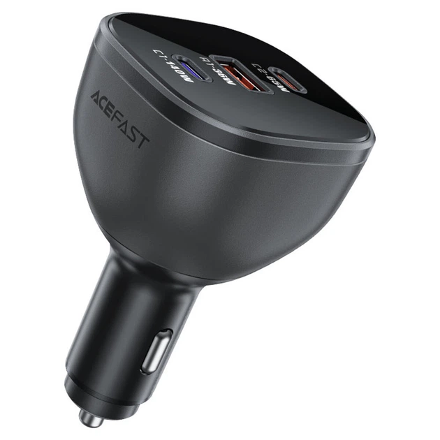 Автомобільний зарядний пристрій ACEFAST B14 165W 2xType-C 1xUSB 3-port car charger Black (6974316282938) - Фото 1 Автомобільний зарядний пристрій ACEFAST B14 165W 2xType-C 1xUSB 3-port car charger Black (6974316282938) - зображення 1